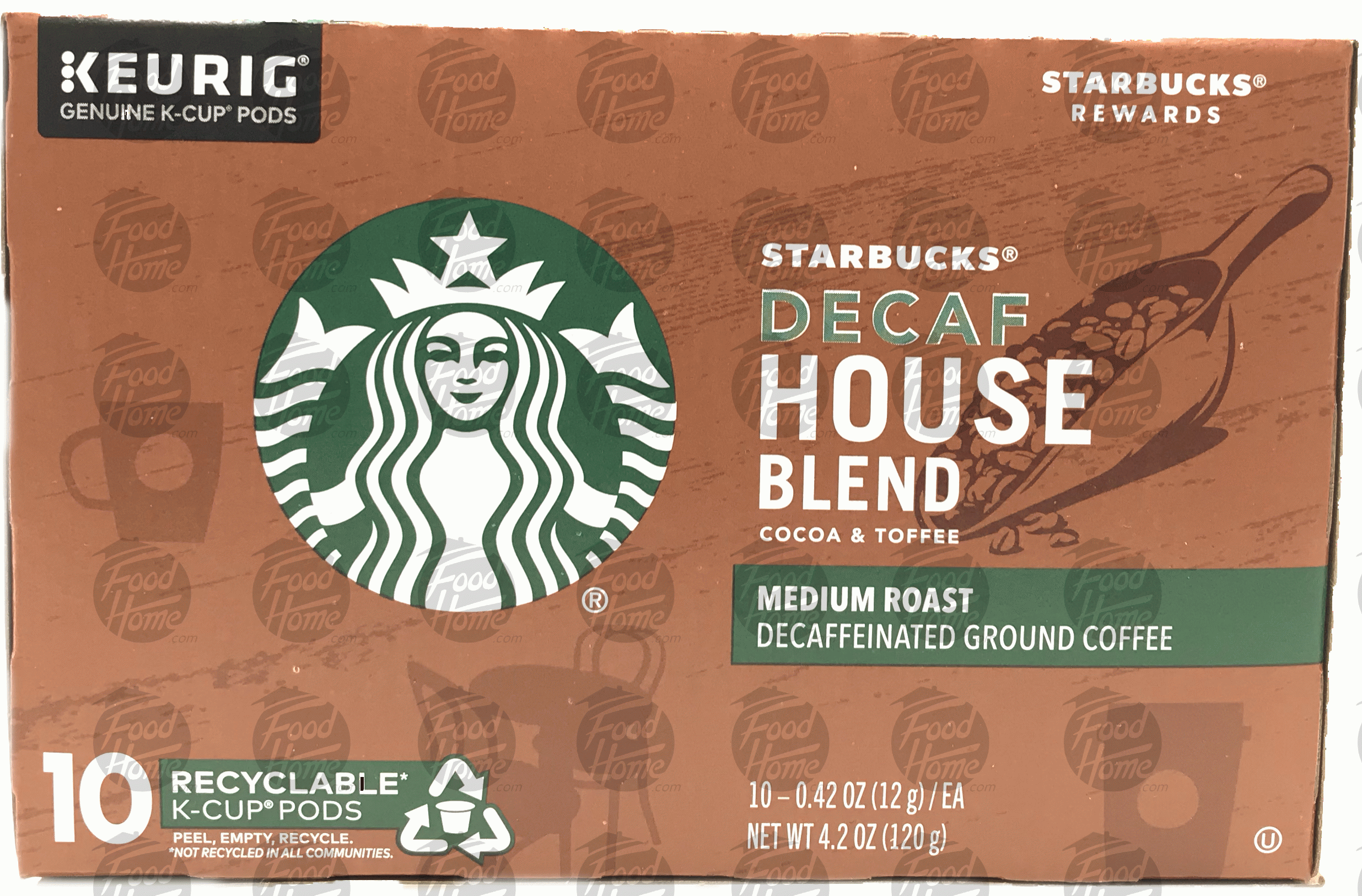 Starbucks Ground Coffee House Blend Decaf  Full-Size Picture